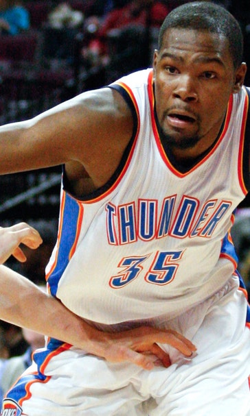 Durant, Thunder hand Pistons 12th straight loss